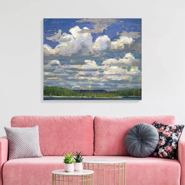 Sommertag | Tom Thomson | Leinwanddruck (Insitu (Wohnzimmer))
