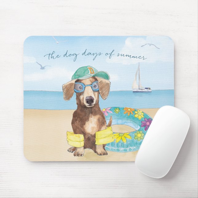 Sommertage der Hunde Mousepad (Mit Mouse)