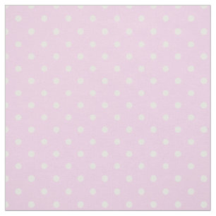 Sommertage Weiße Polka Dots Muster auf Rose Rosa Stoff