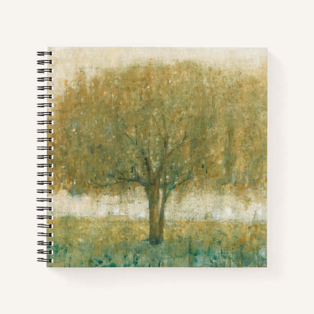 Sommertages Tree II Notizbuch (Vorderseite)