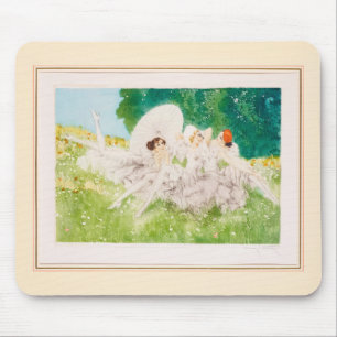 Sommerträume, 1934 von Louis Icart Mousepad