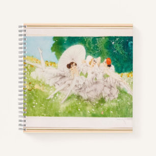 Sommerträume, 1934 von Louis Icart Notizbuch