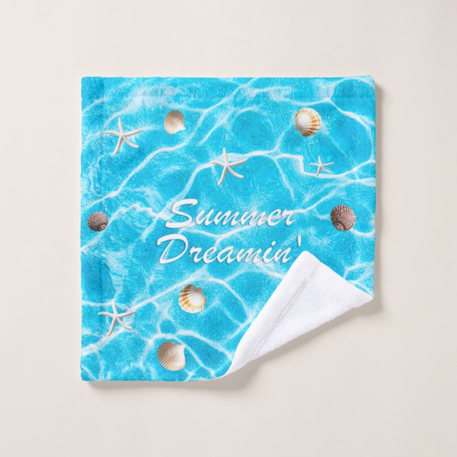 Sommerträumen Badhandtuch Set (Waschlappen)
