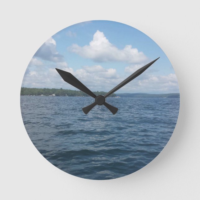 Sommerträumen Runde Wanduhr (Vorderseite)