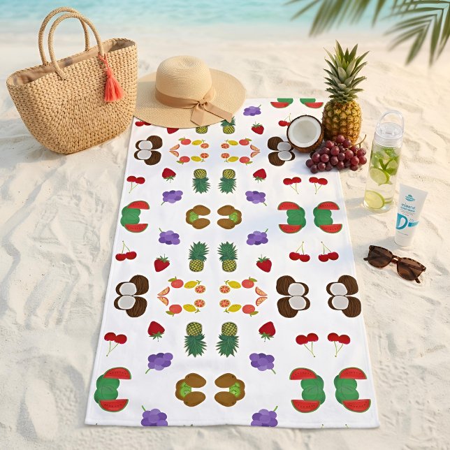 Sommertropische Früchte Strandtuch (Von Creator hochgeladen)