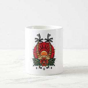 Sommeruntergang Kaffeetasse