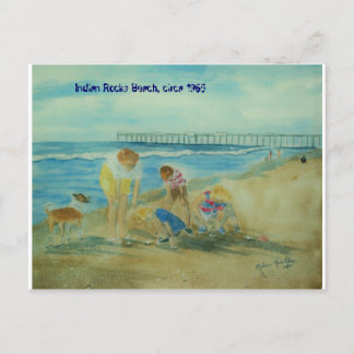 Sommerurlaub am Indian Rocks Beach Postkarte