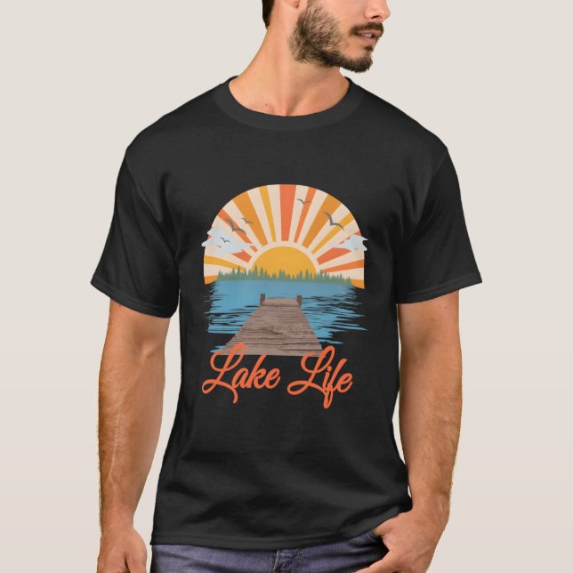 Sommerurlaub am See T-Shirt (Vorderseite)