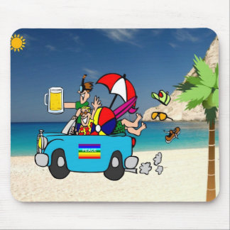 Sommerurlaub am Strand Mousepad