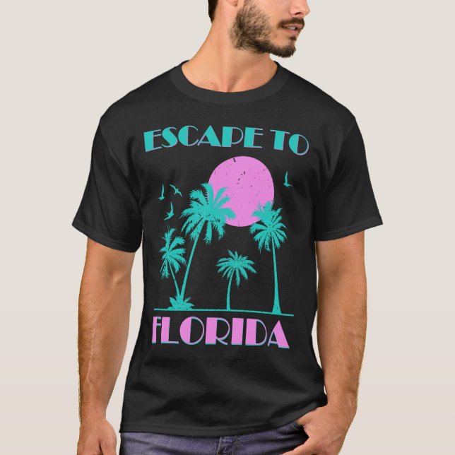 Sommerurlaub entfliehen nach Florida US Geschenke T-Shirt (Vorderseite)