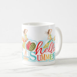 Sommerurlaub Entspannung Kaffeetasse