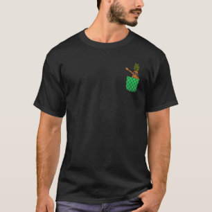 Sommerurlaub Exotic Fruit Niedlich Pocket Dabbing  T-Shirt