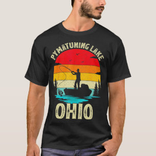 Sommerurlaub Fischen Vintag Retro Ohio Pymatun T-Shirt