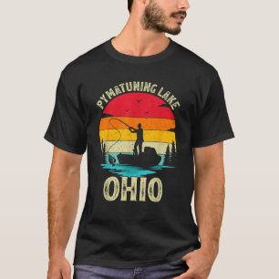 Sommerurlaub Fischen Vintag Retro Ohio Pymatun T-Shirt