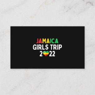 Sommerurlaub für Frauen Jamaika Girls Trip Visitenkarte
