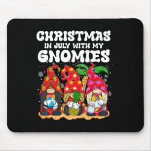 Sommerurlaub Gnome Liebhaber Lustiges Weihnachten Mousepad