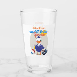 Sommerurlaub Goose Beach Gefallen Niedlicher Carto Glas