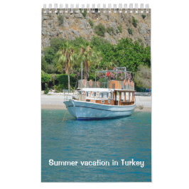 Sommerurlaub in der Türkei Kalender
