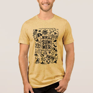 Sommerurlaub in tropischem Meer Tri-Blend Shirt