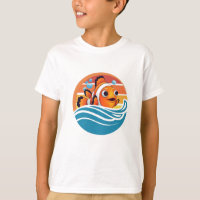Sommerurlaub Kinder T - Shirt für Familienstrand W