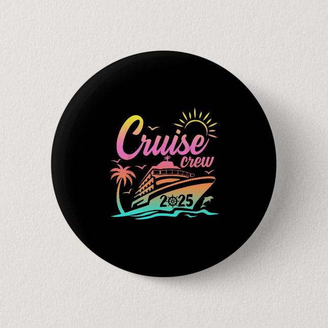 Sommerurlaub Kreuzfahrt Crew 2025 Reise Matching F Button (Vorderseite)
