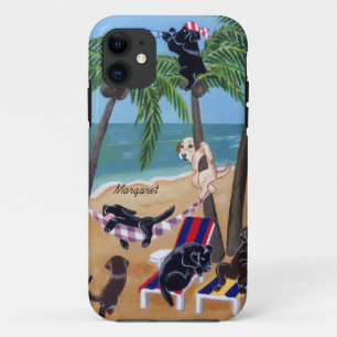 Sommerurlaub Labrador Malerei Case-Mate iPhone Hülle