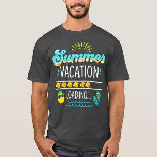Sommerurlaub Laden letzten Schultag Lehrer T-Shirt