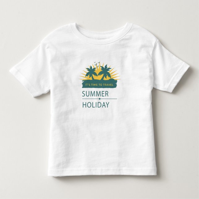 Sommerurlaub Landschaft Kleinkind T-shirt (Vorderseite)