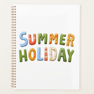 Sommerurlaub - lebhafter Sommerurlaub - Text: Art Planer