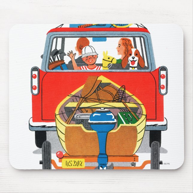 Sommerurlaub Mousepad (Vorne)