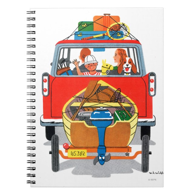 Sommerurlaub Notizblock (Vorderseite)