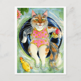 Sommerurlaub Postkarte, wünschend Sie wären hier Postkarte