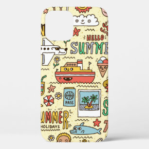 Sommerurlaub Reisen Funny Doodle vinta Case-Mate iPhone Hülle