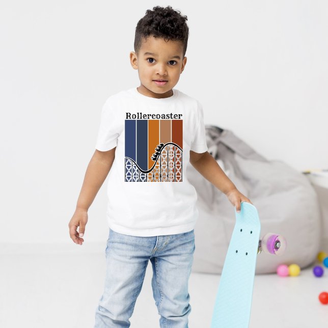 Sommerurlaub Reiten auf dem Rollercoaster Retro T-Shirt (This fun summer design is versatile and a favorite at any age.)
