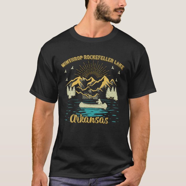 Sommerurlaub Retro Arkansas Winthrop Rockefelle T-Shirt (Vorderseite)