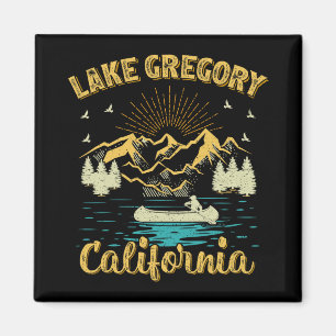Sommerurlaub Retro Berg Kalifornien Gregory  Magnet