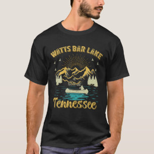 Sommerurlaub Retro Berg Tennessee Watts Bar T-Shirt