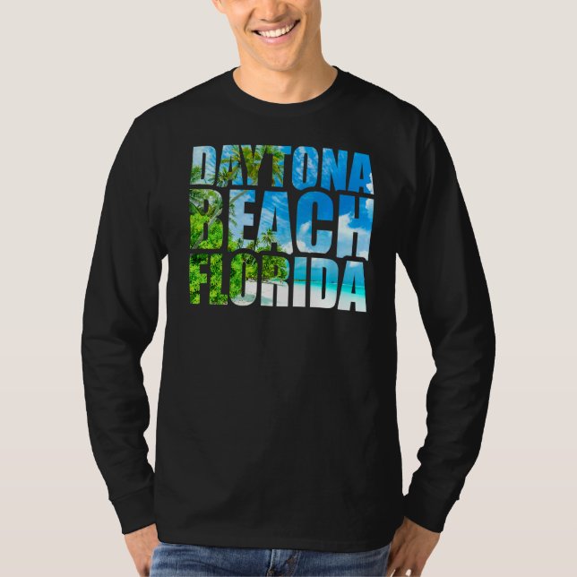 Sommerurlaub Retro Sonnenuntergang Florida Daytona T-Shirt (Vorderseite)