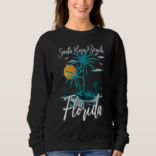Sommerurlaub Retro Sonnenuntergang Florida Santa R Sweatshirt
