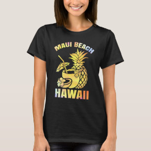 Sommerurlaub Retro Sunset Hawaii Maui Beach T-Shirt