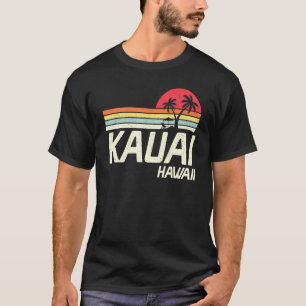 Sommerurlaub Retro Vintag Hawaii Kauai Beach T-Shirt