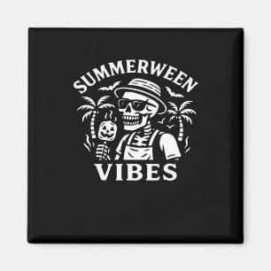 Sommerurlaub Sommerferien Sommerferien Vibes Skele Magnet