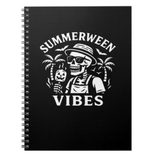 Sommerurlaub Sommerferien Sommerferien Vibes Skele Notizblock