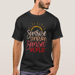 Sommerurlaub Strand Sonnenaufgang Sonnenbrand Sonn T-Shirt