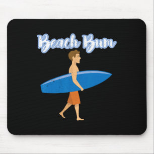 Sommerurlaub Strandbummler Liebe Ozean Surferboy S Mousepad