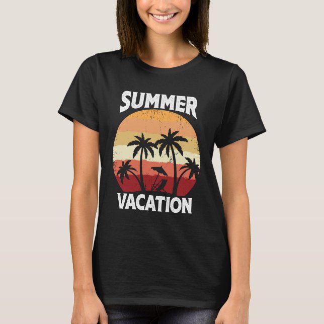 Sommerurlaub T-Shirt (Vorderseite)