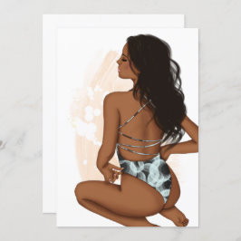 Sommerurlaub Urlaub Geburtstagsparty Einladung