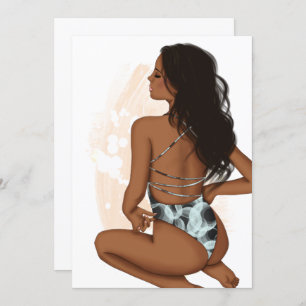 Sommerurlaub Urlaub Geburtstagsparty Einladung