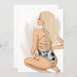 Sommerurlaub Urlaub Geburtstagsparty Einladung