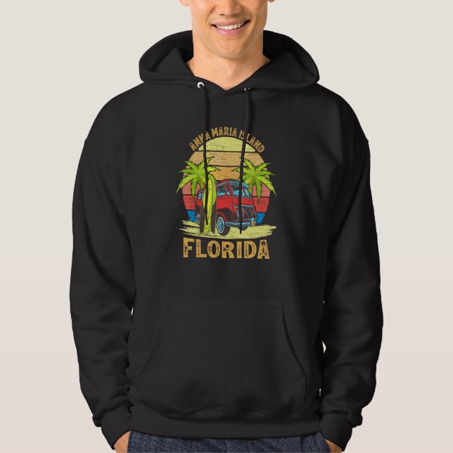 Sommerurlaub Vintag Florida Anna Maria Insel Hoodie (Vorderseite)